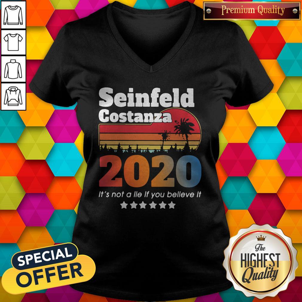 Awesome Seinfeld Costanza 2020 It’s Not A Lie If You Believe It Vintage Shirt