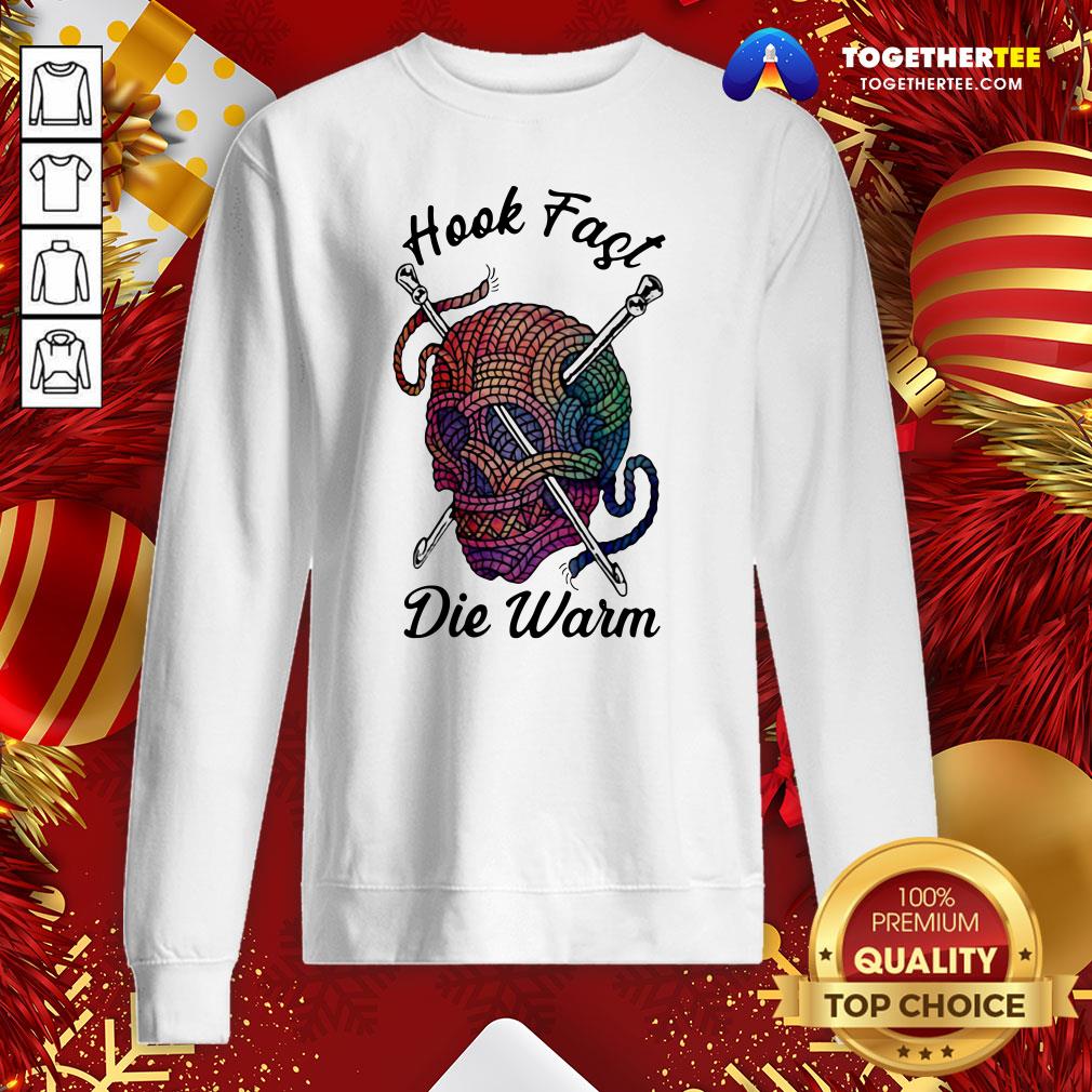 Awesome Skull Hook Fast Die Warm Crochet Shirt