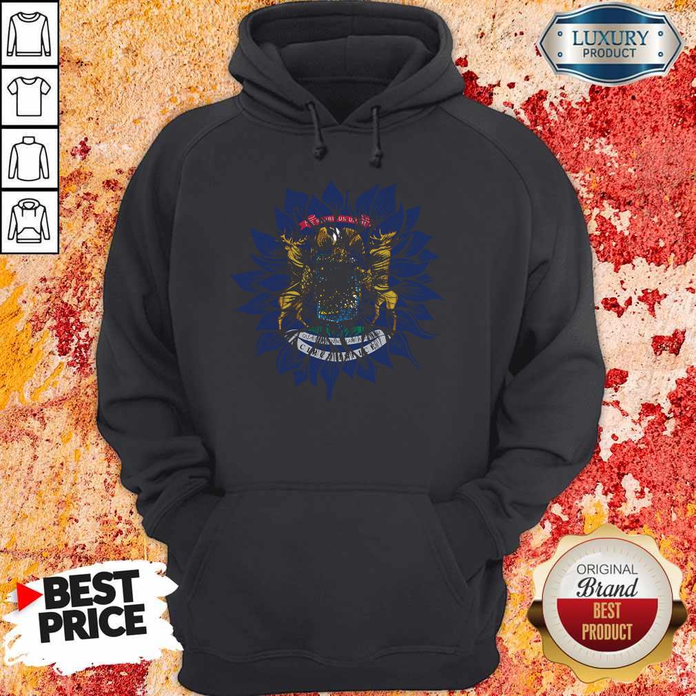 Awesome Sunflower Michigan Flag Shirt
