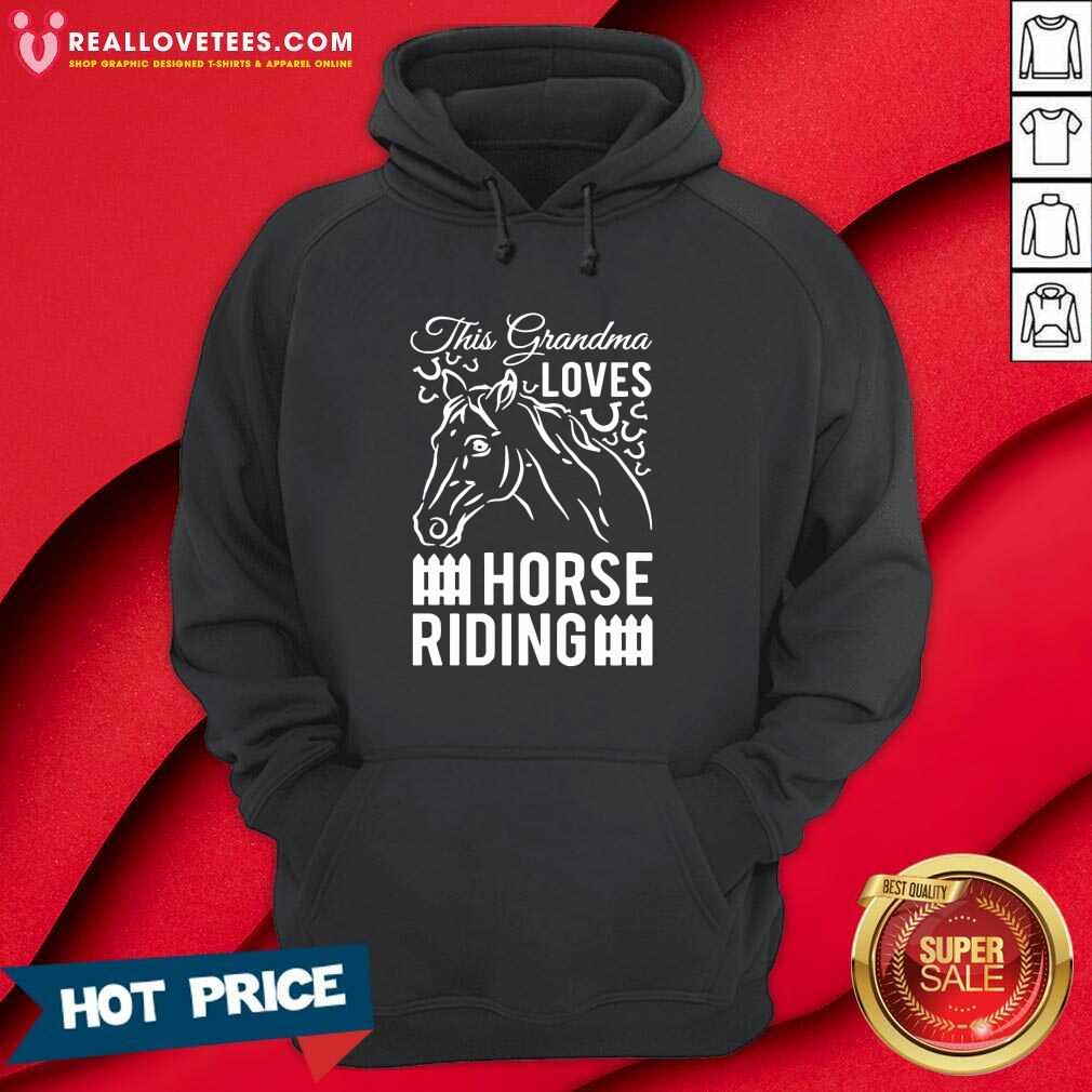 Awesome This Grandma Loves Horse Riding Shirt