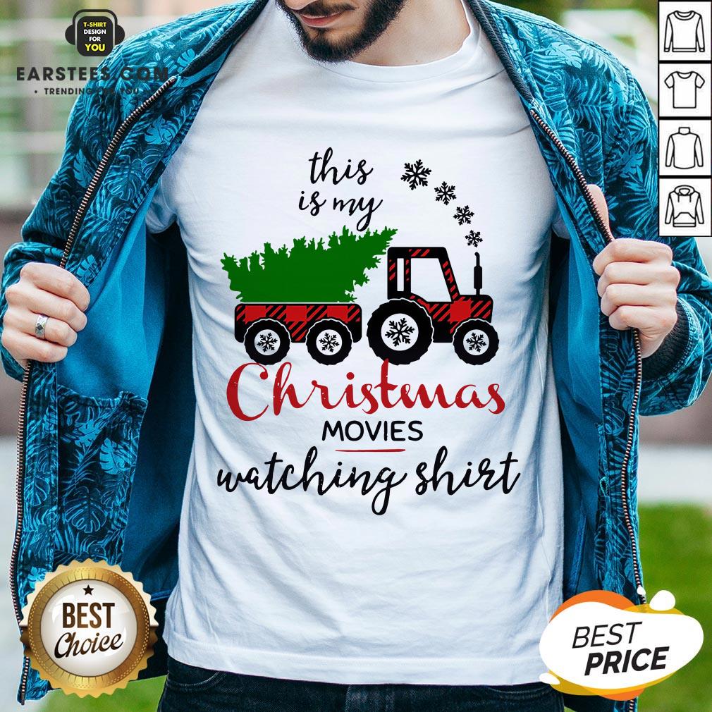 Awesome This Is My Christmas Movies Watching Shirt