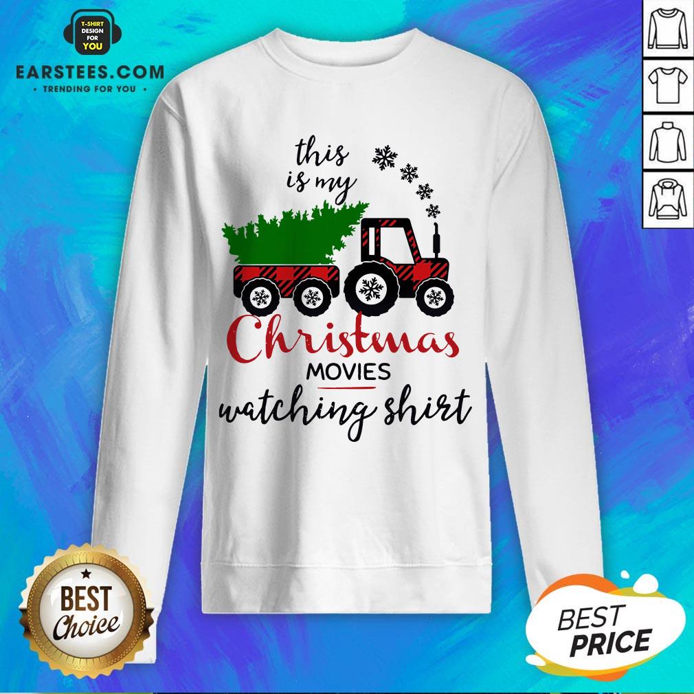 Awesome This Is My Christmas Movies Watching Shirt