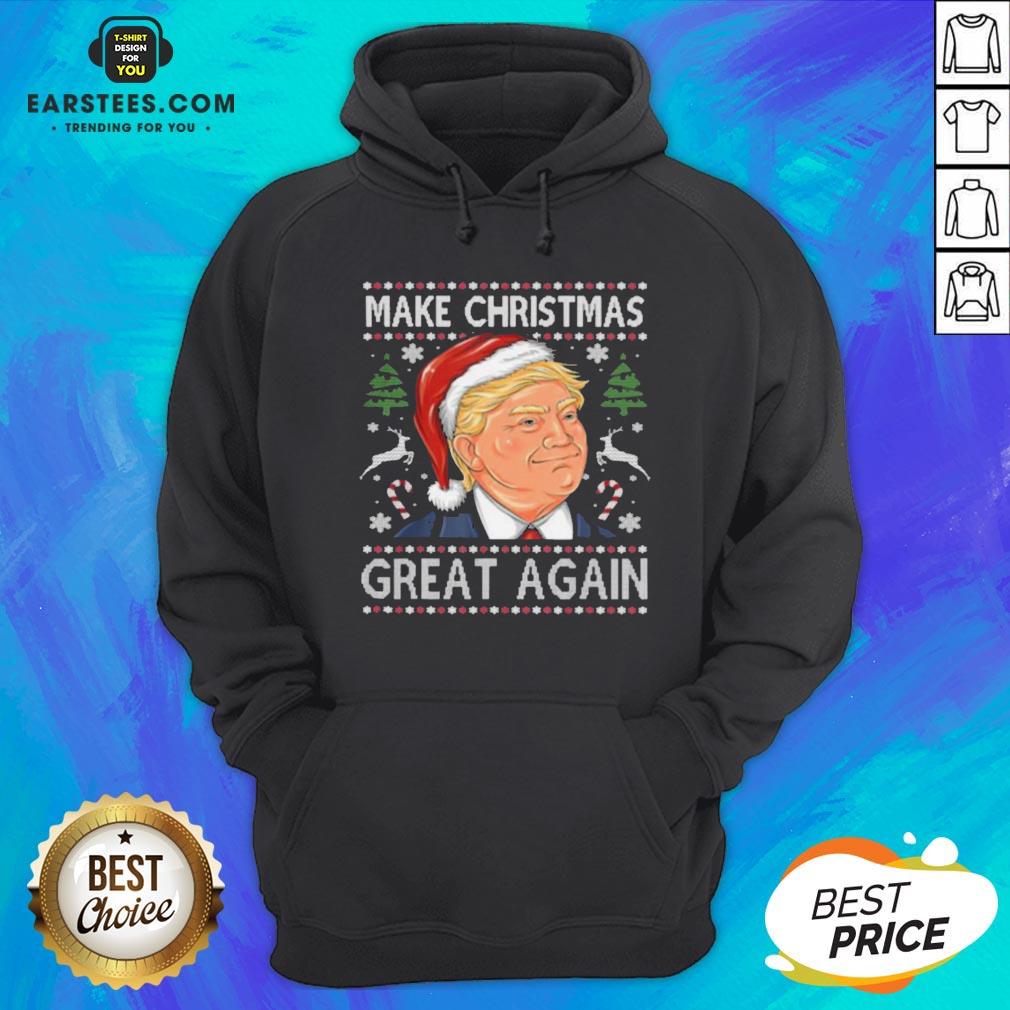 Awesome Trump Make Christmas Great Again Funny Ugly Christmas Shirt