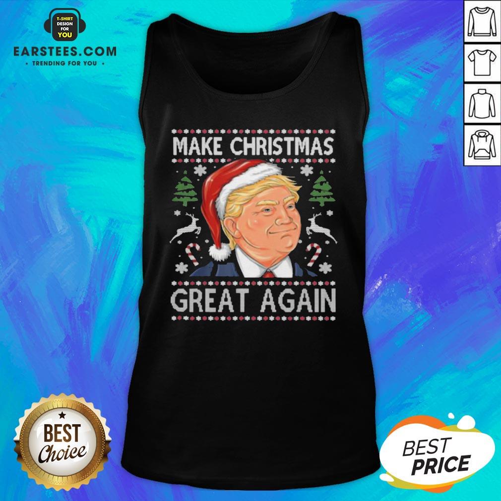 Awesome Trump Make Christmas Great Again Funny Ugly Christmas Shirt