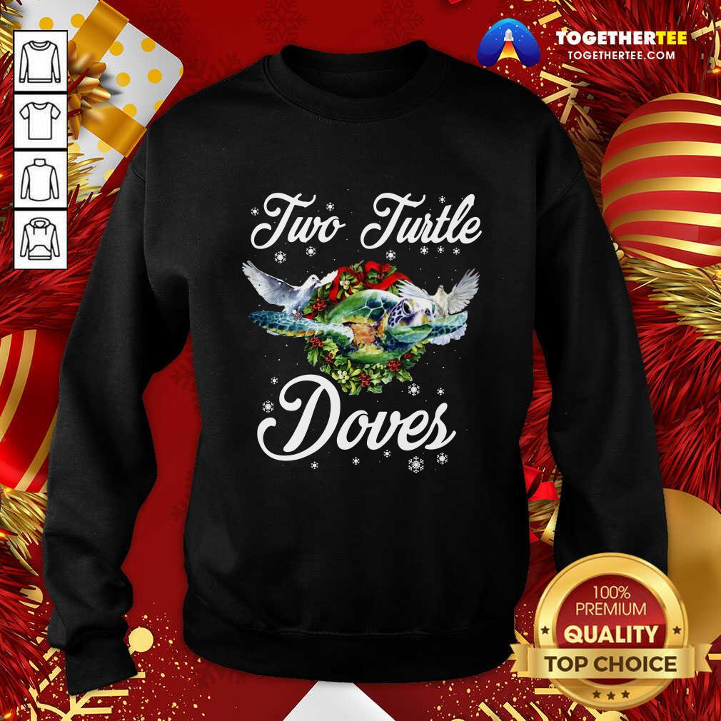 Awesome Turo Turtle Doves Merry Christmas Shirt