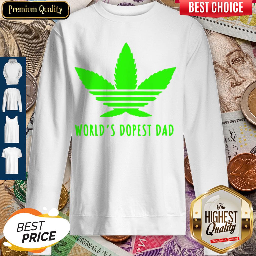 Awesome Weed Worlds Dopest Dad Shirt
