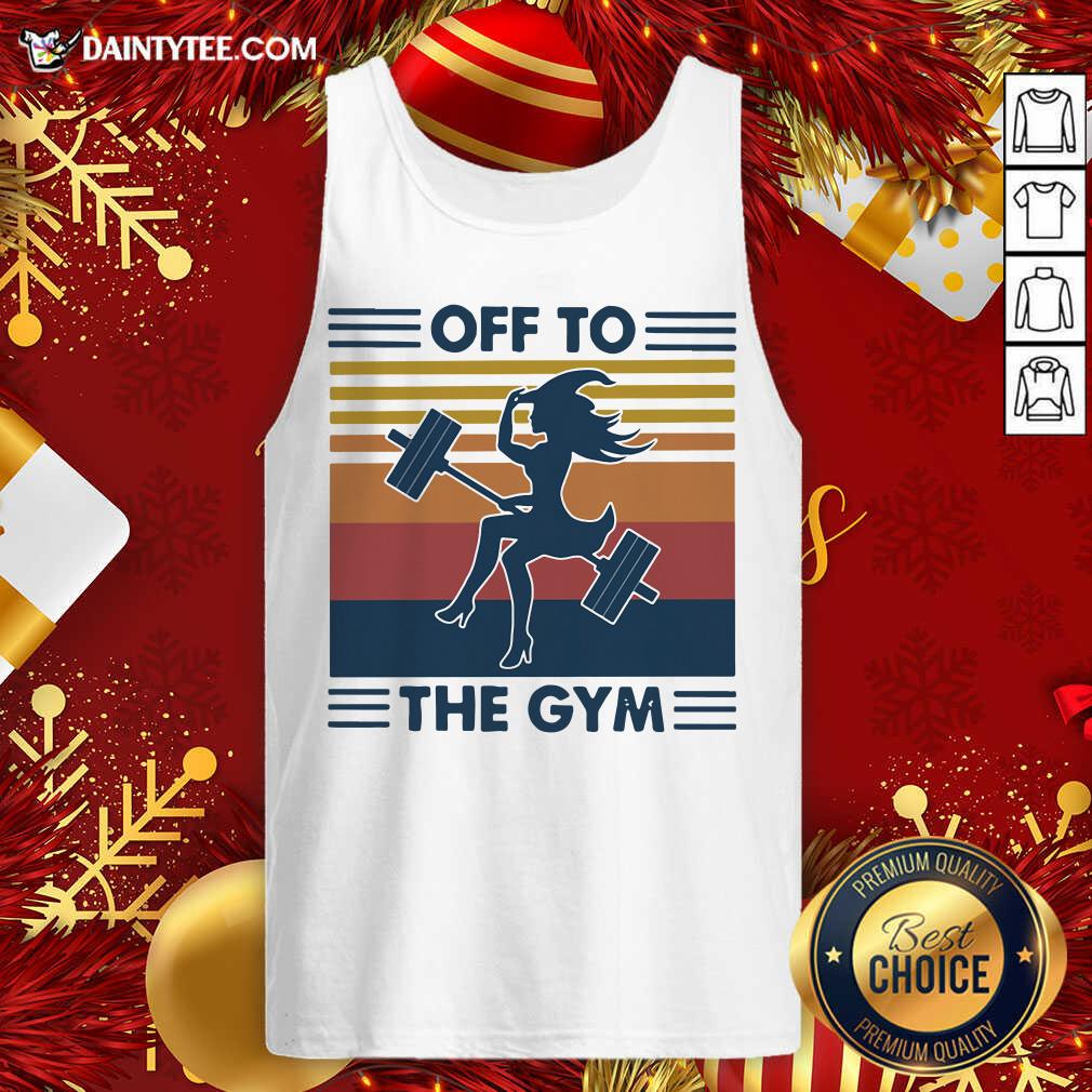 Awesome Witch Off To The Gym Vintage Shirt