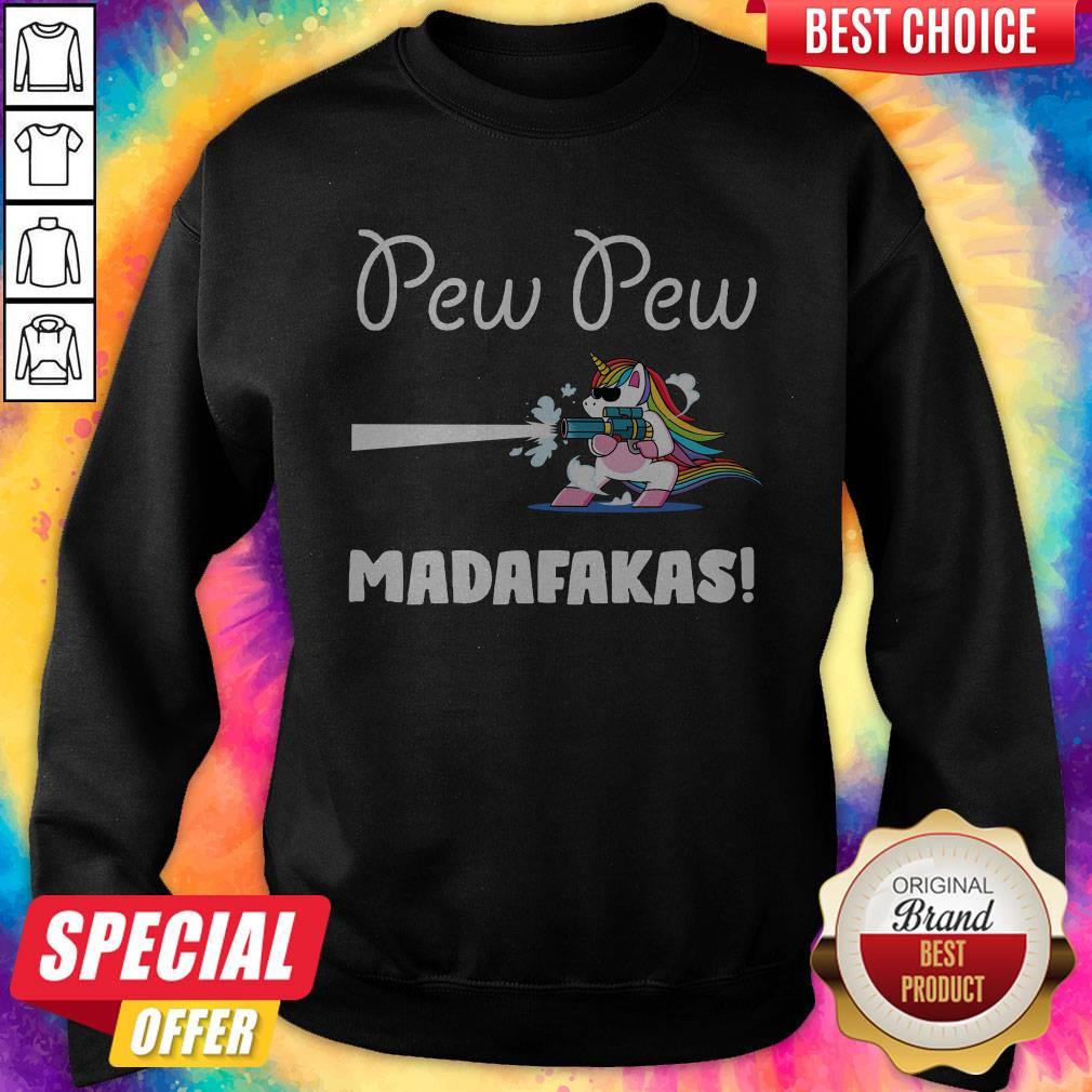 Baby Unicorn Pew Pew Madafakas Shirt