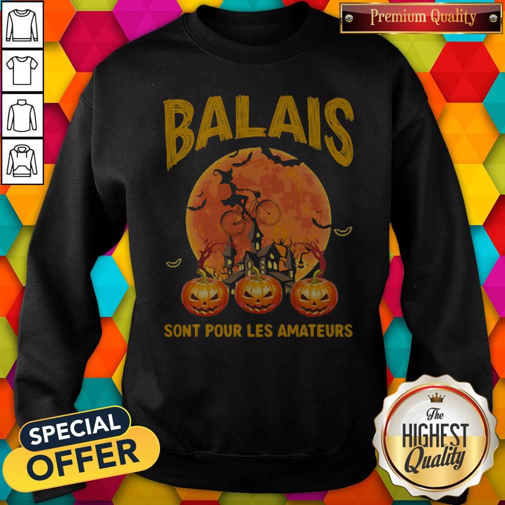 Balais Sont Pour Les Amateurs Lady Pumpkin Halloween Shirt