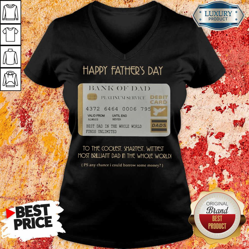 Bank Of Dad Happy Father's Day Shirt