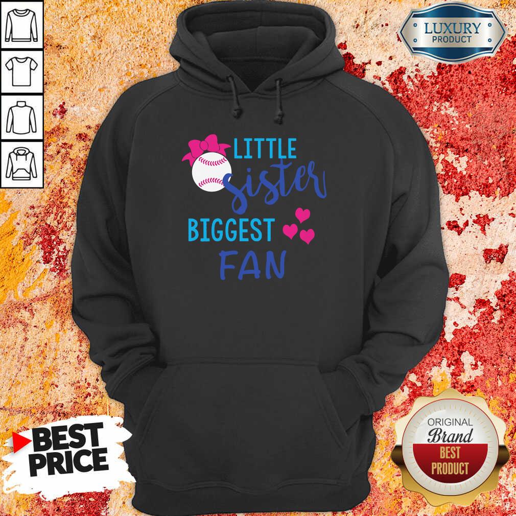 Baseball Little Sister Biggest Fan Shirt