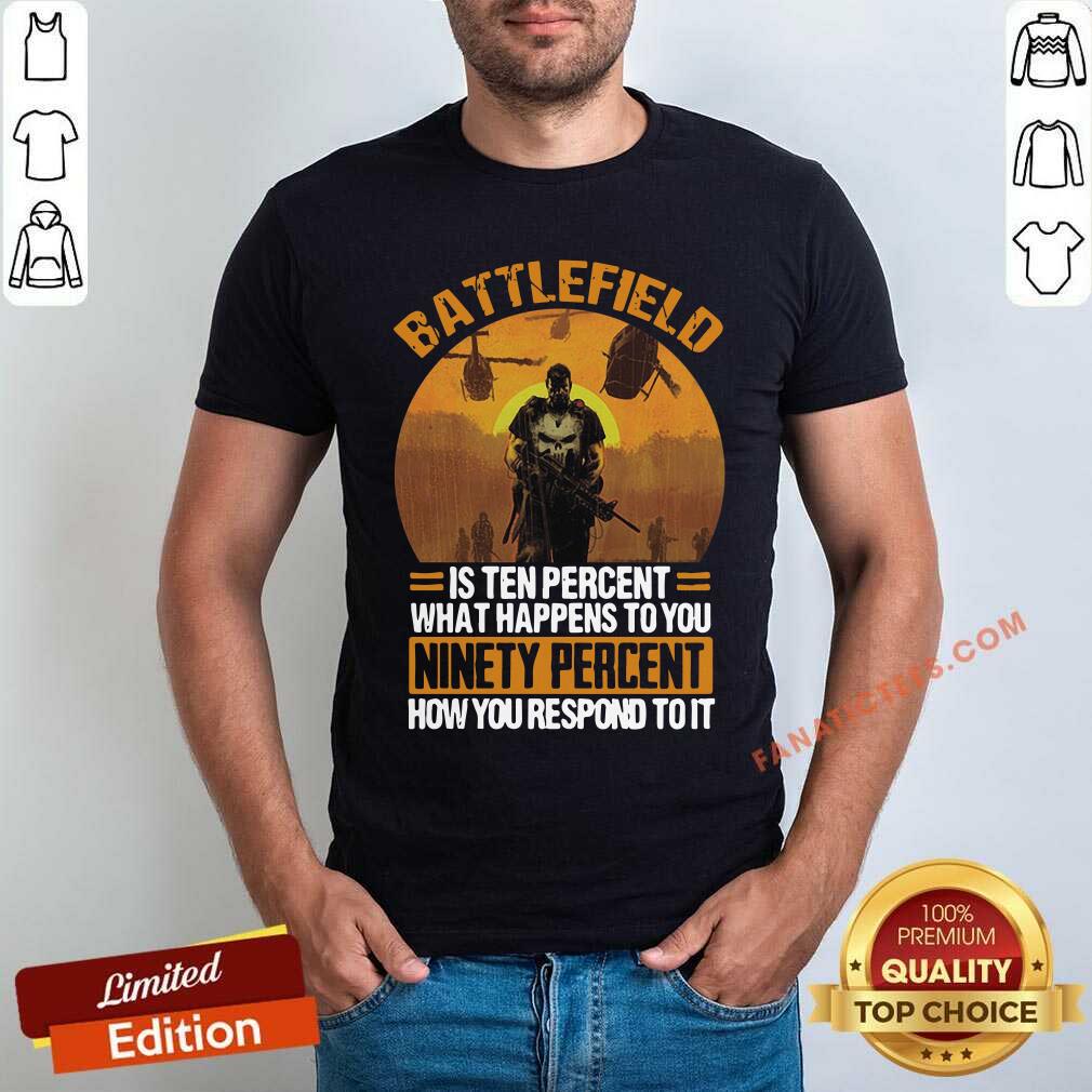 Battlefield Is Ten Percent What Happens To You Shirt