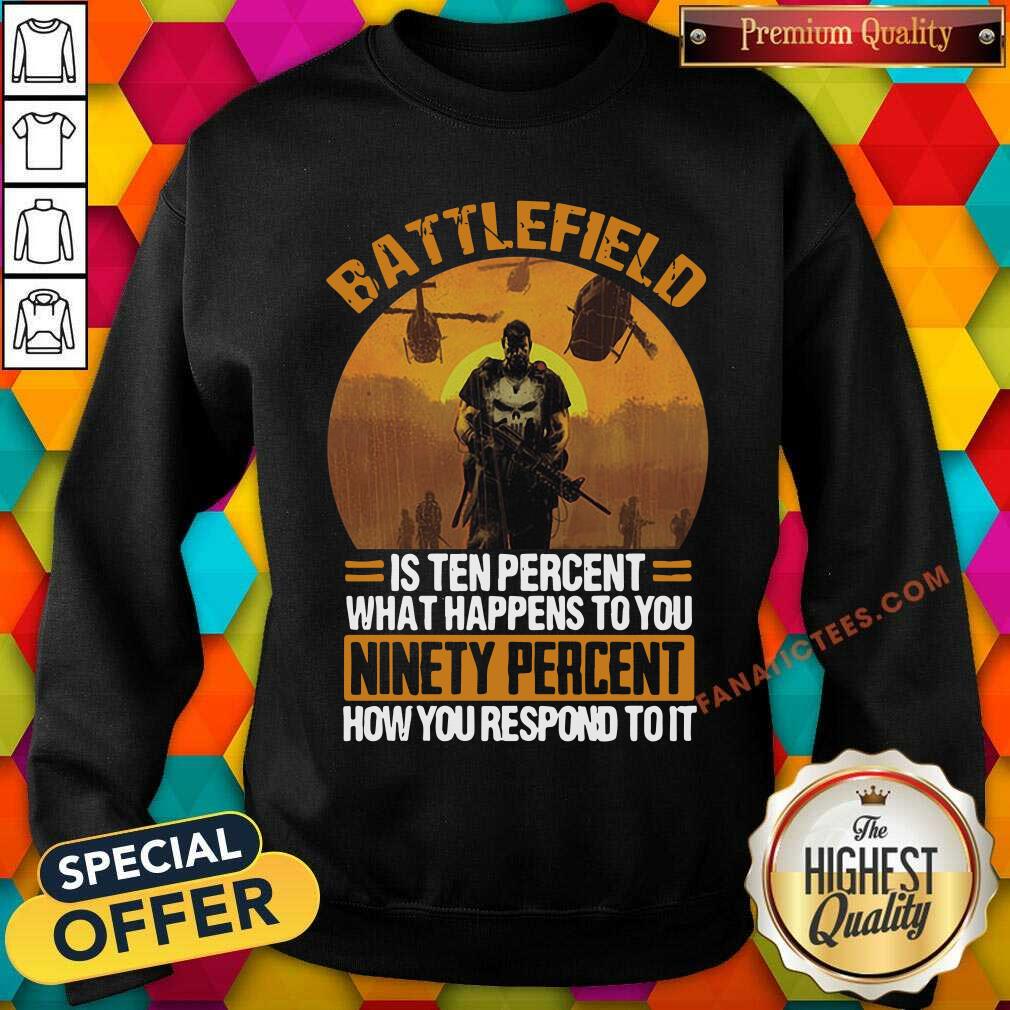 Battlefield Is Ten Percent What Happens To You Shirt