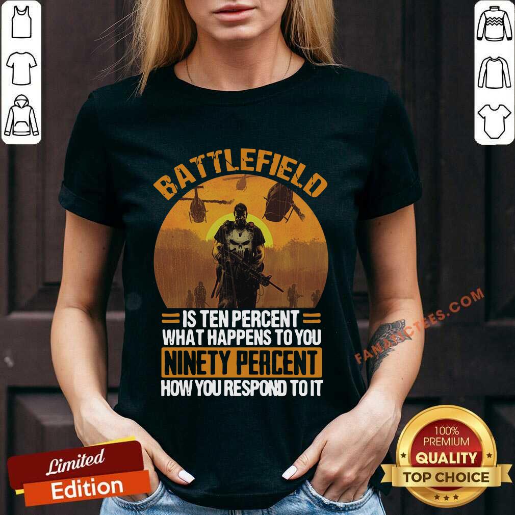 Battlefield Is Ten Percent What Happens To You Shirt
