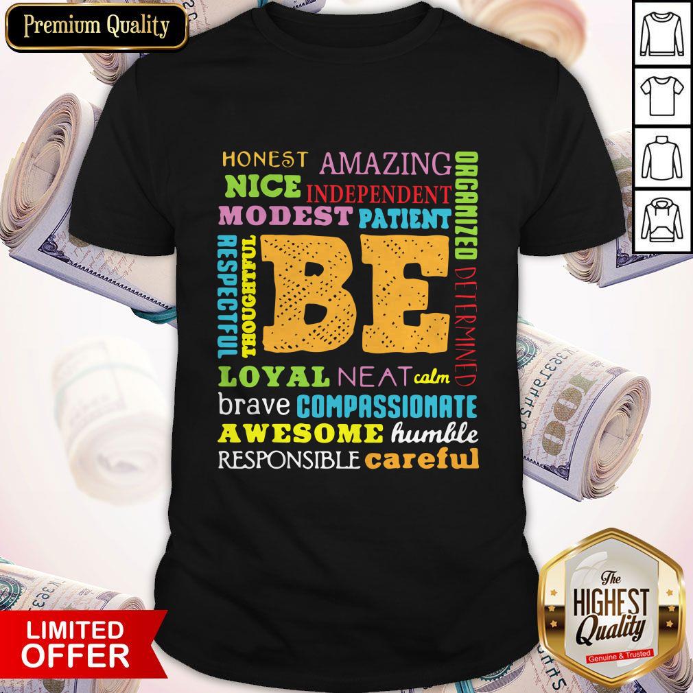 Be Awesome Word Cloud Growth Mindset Teacher Power Of Yet Shirt