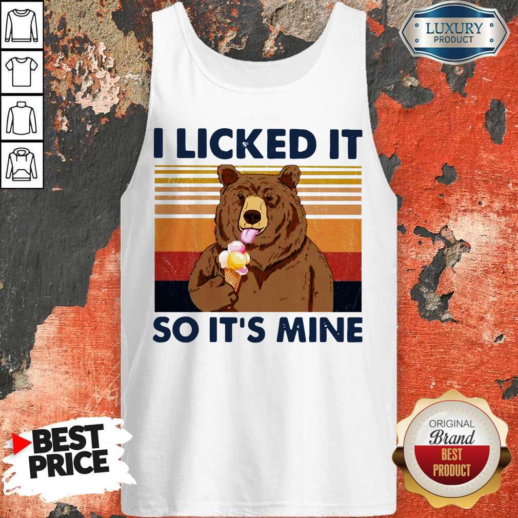 Bear Eat Ice I Licked It So It’s Mine Vintage Shirt