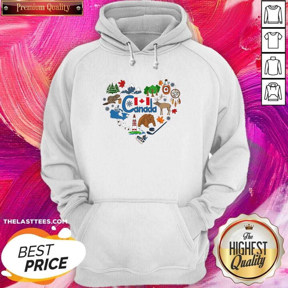 Beautiful Canada Heart Shirt
