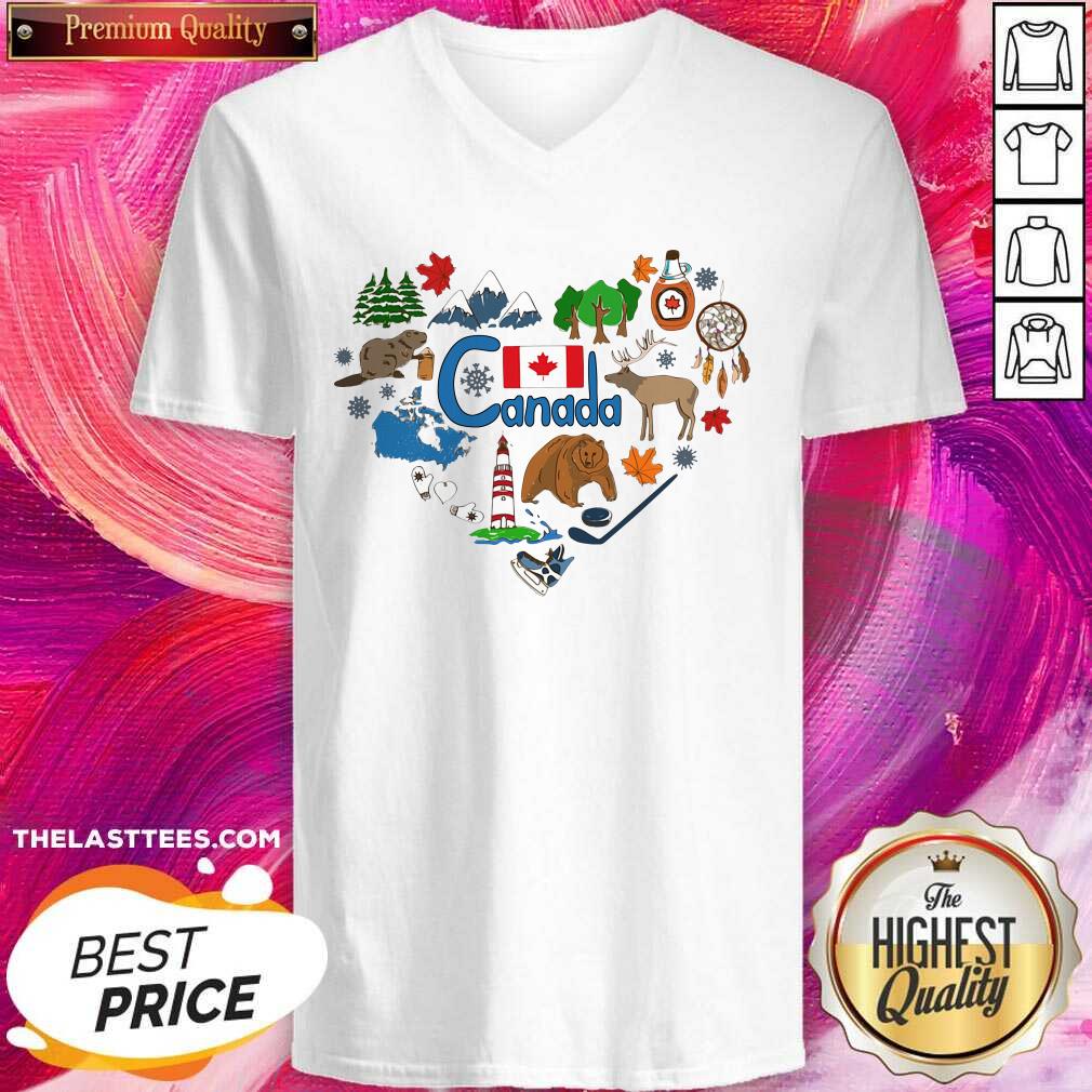 Beautiful Canada Heart Shirt