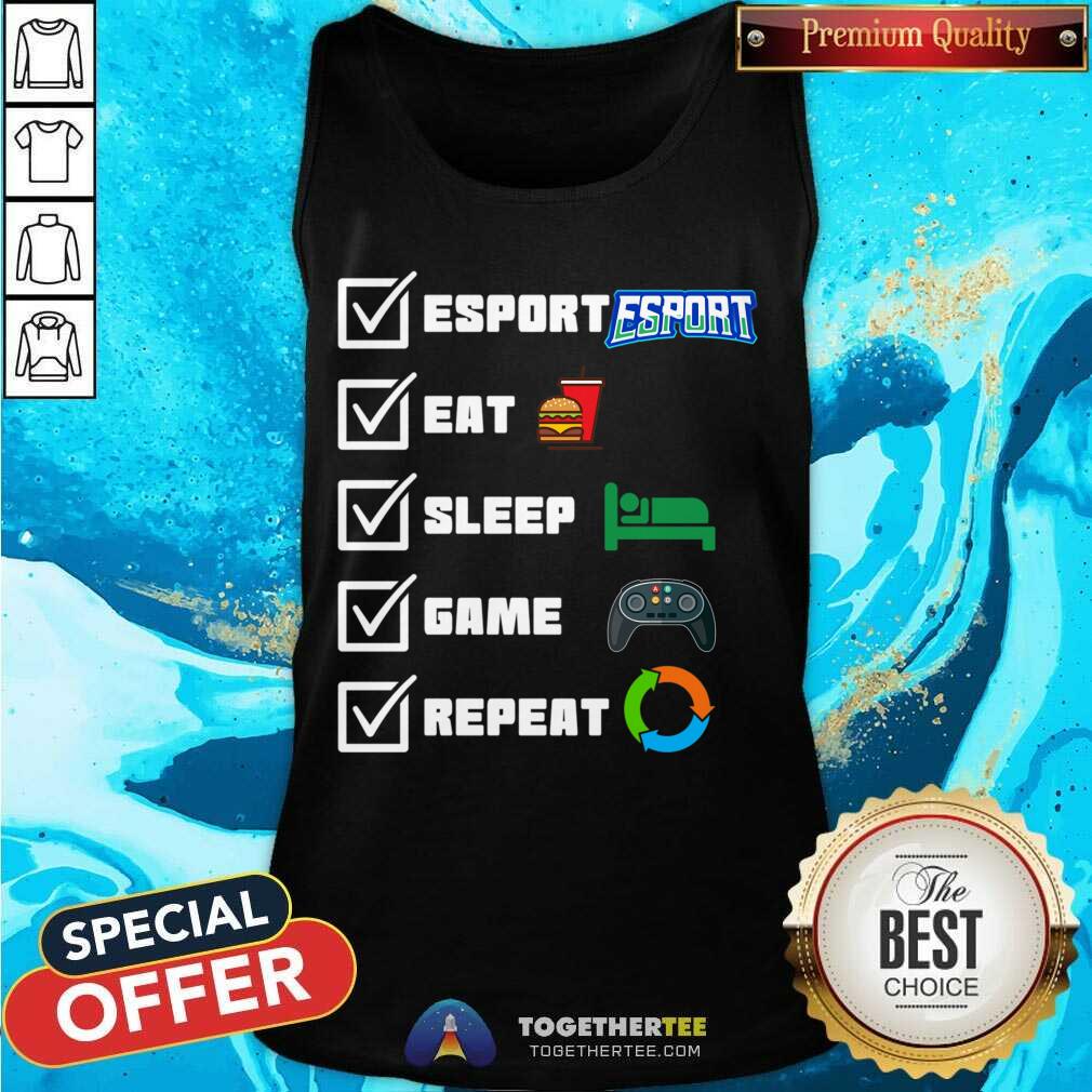 Beautiful Esport Eat Sleep Game Repeat Shirt