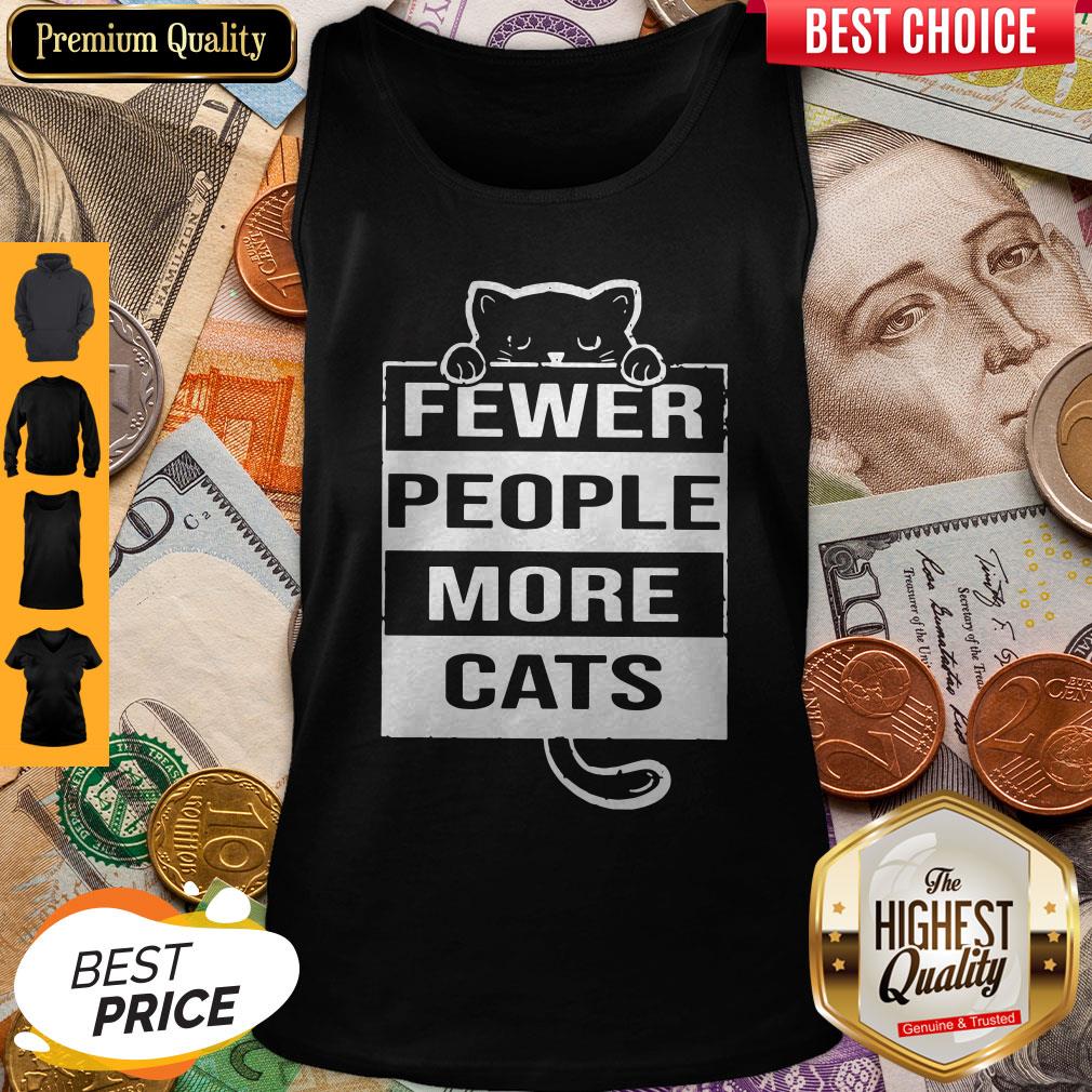 Pro Fewer People More Cats Shirt