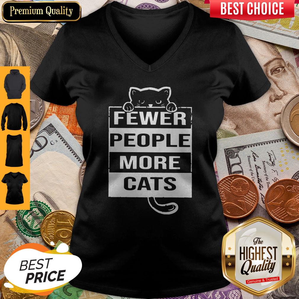 Pro Fewer People More Cats Shirt
