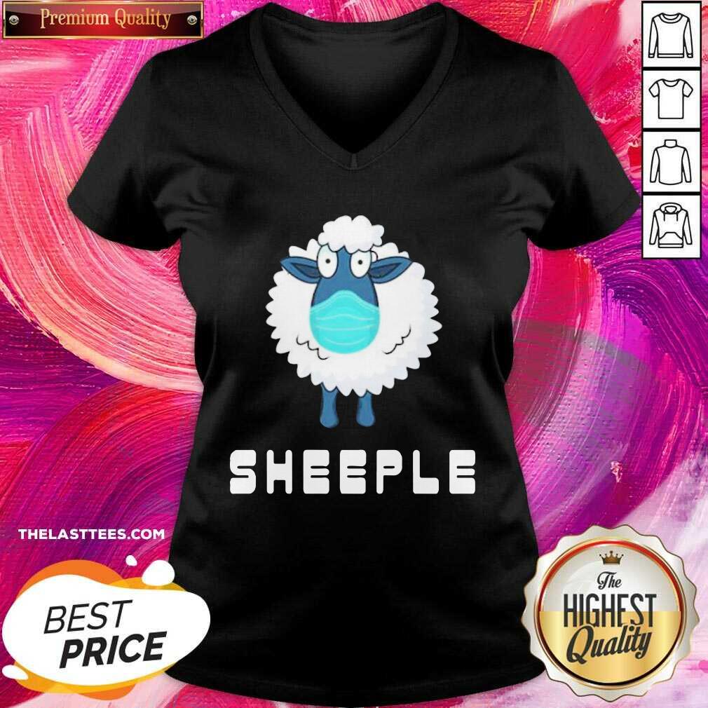 Beautiful Lamb Face Mask Sheep Shirt