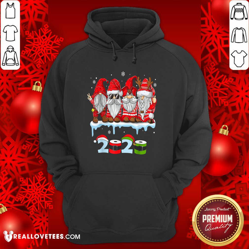 Beautiful Merry Christmas Gnomes Wear Mask 2020 Quarantine Xmas Shirt