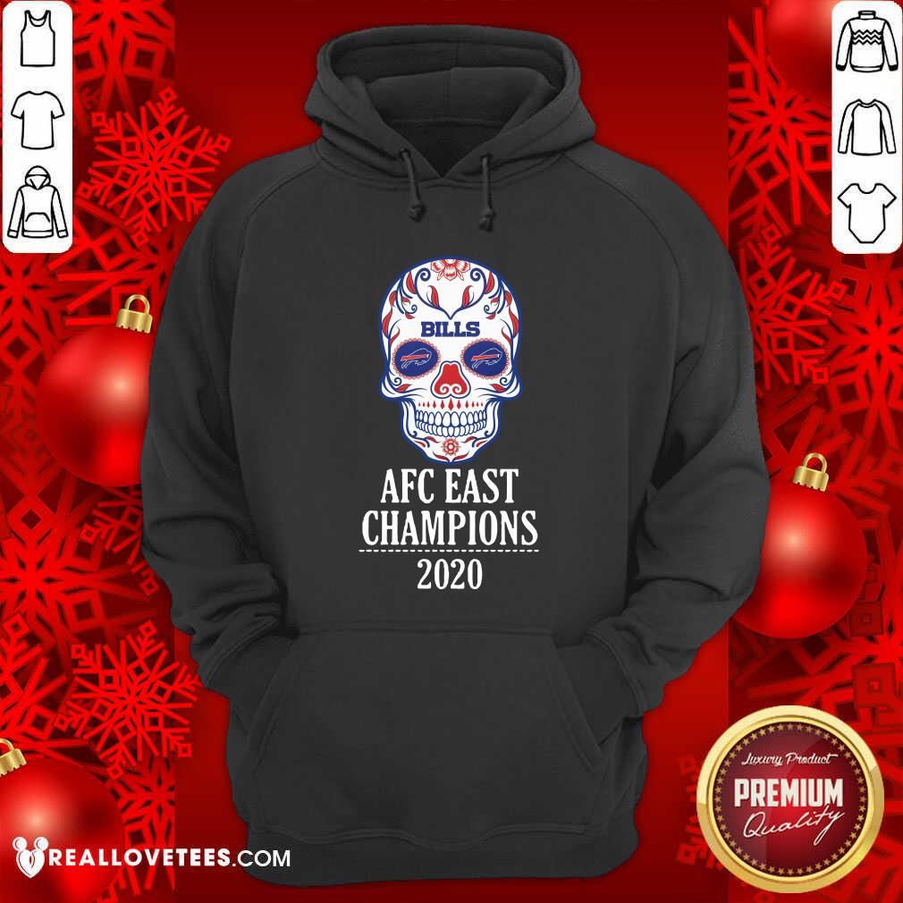 Beautiful Skull Buffalo Bills Afc East Champions 2020 Shirt