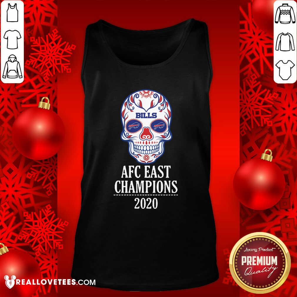 Beautiful Skull Buffalo Bills Afc East Champions 2020 Shirt