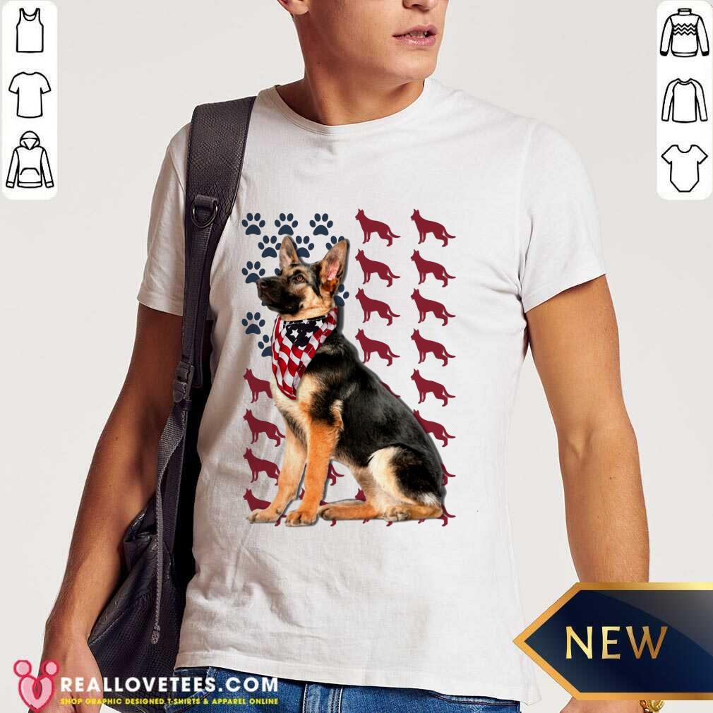 Becgie American Flag Shirt