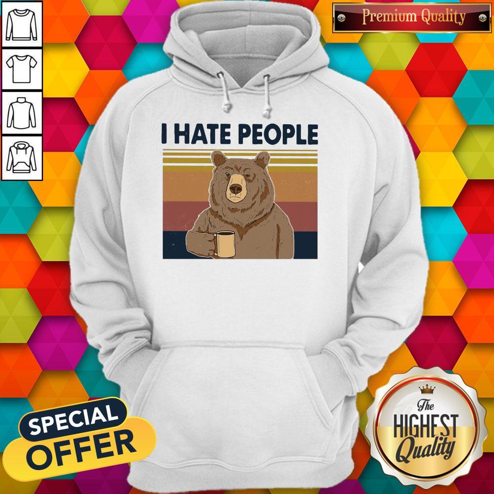 Beer Drink Coffee I Hate People Vintage Shirt