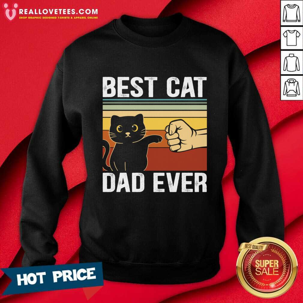 Best Cat Dad Ever Vintage Shirt