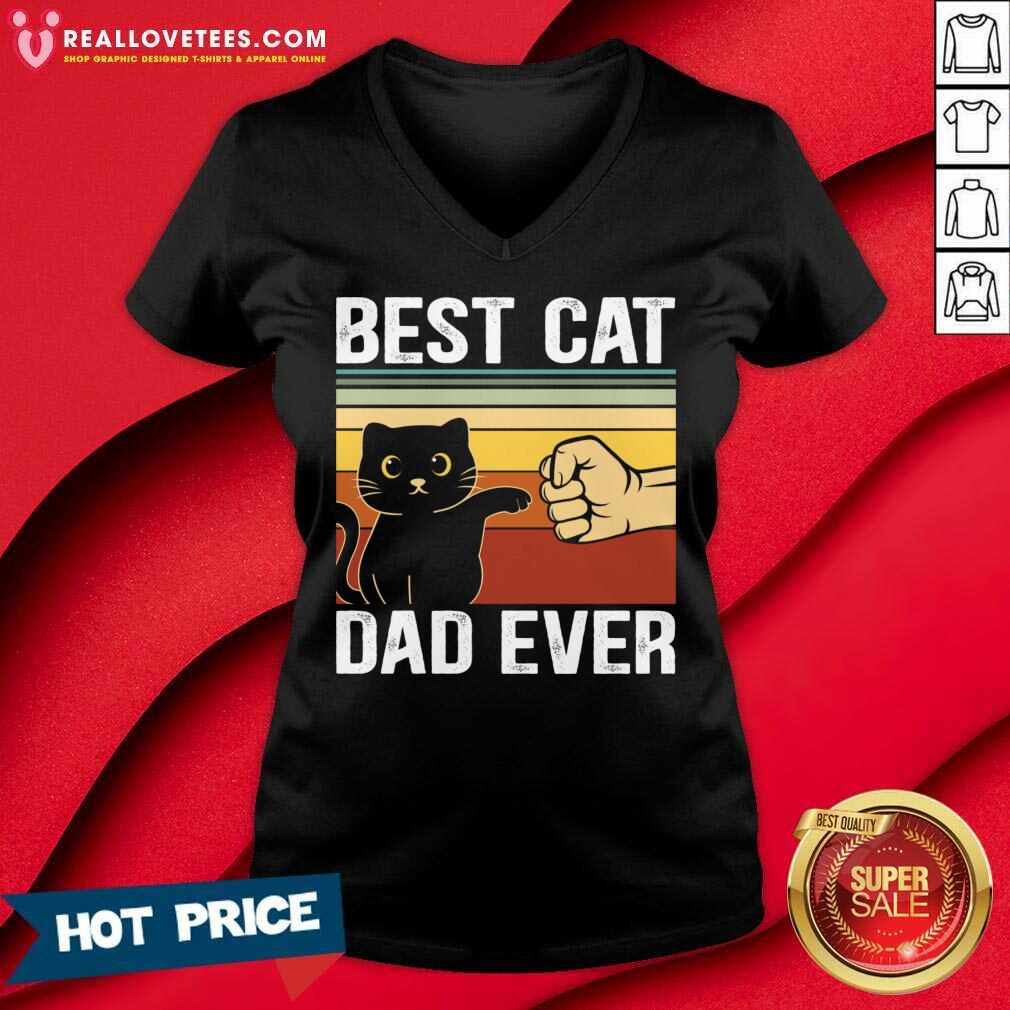 Best Cat Dad Ever Vintage Shirt