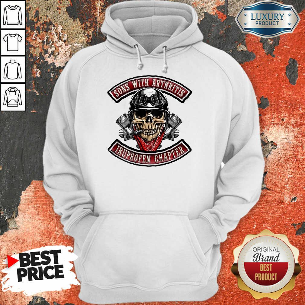 Biker Skull Sons With Arthritis Ibuprofen Chapter Shirt