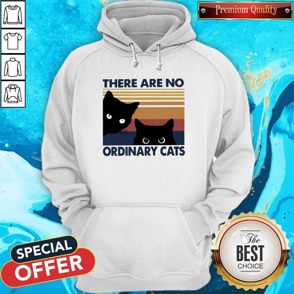 Black Cats There Are No Ordinary Cats Vintage Shirt