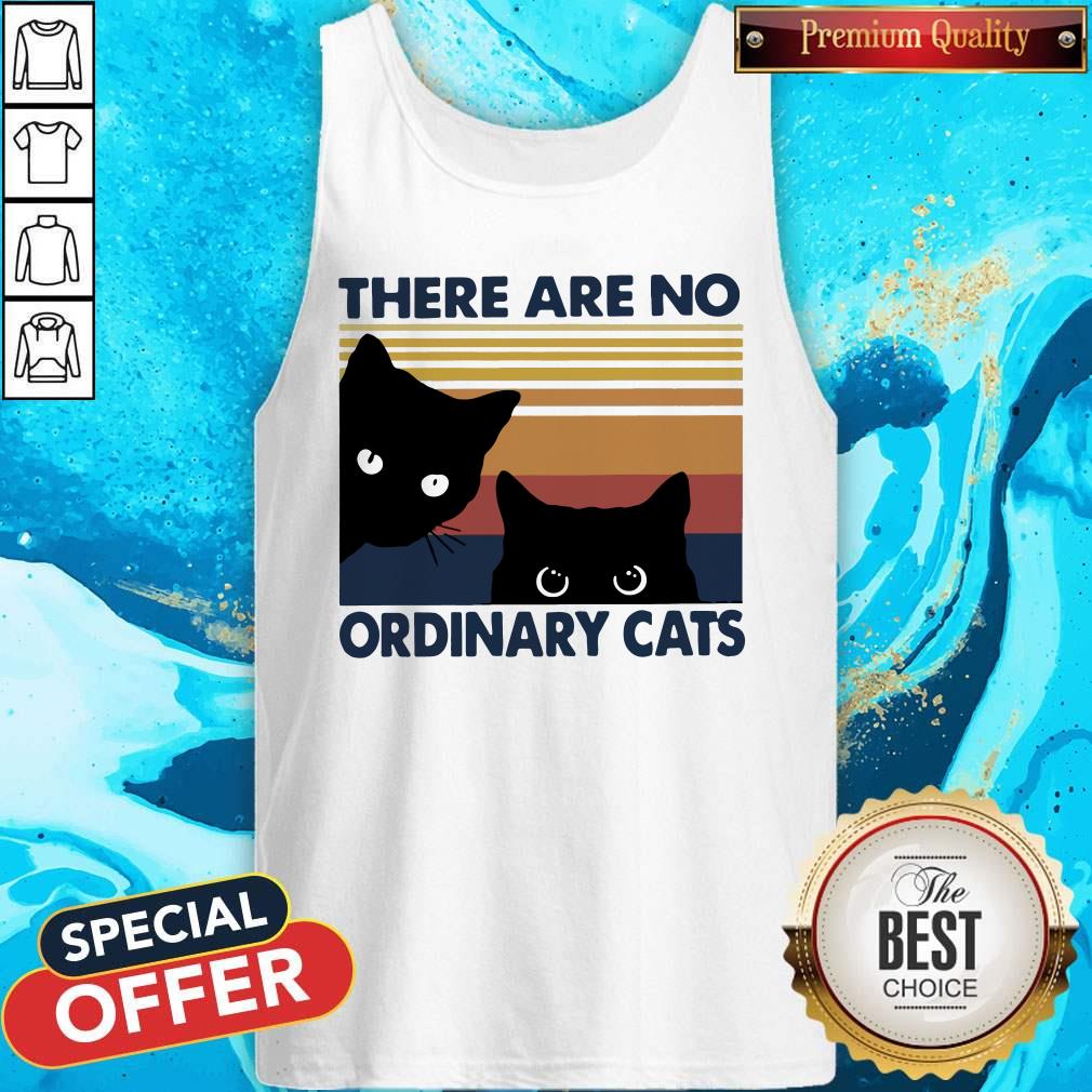 Black Cats There Are No Ordinary Cats Vintage Shirt