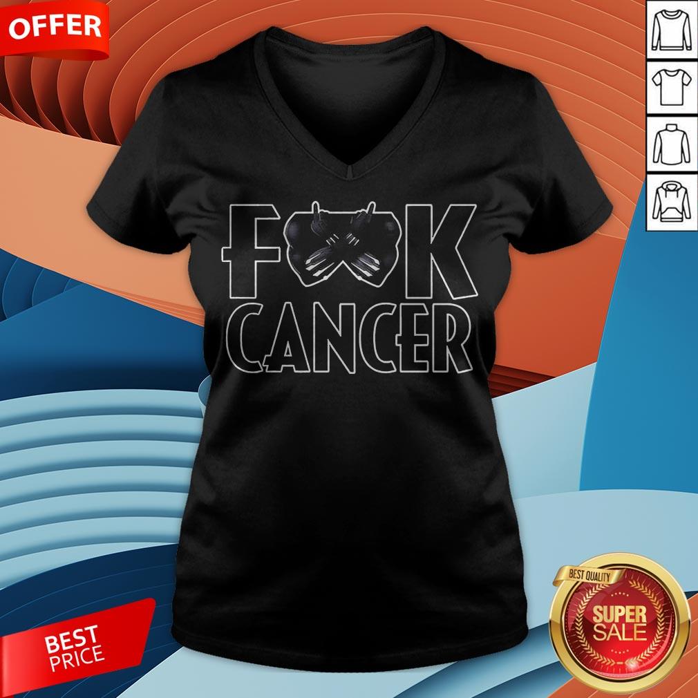 Black Panther Fuck Cancer Shirt