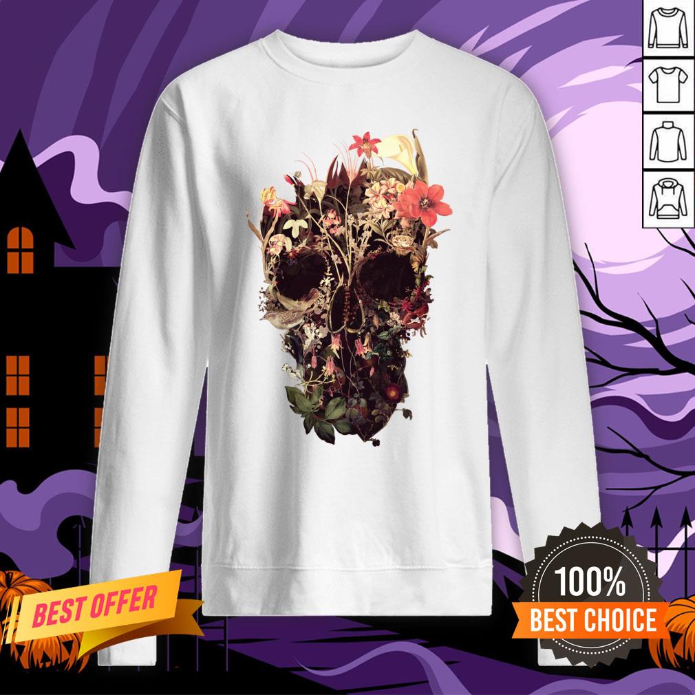 Bloom Skulls Day Of The Dead Muertos Shirt