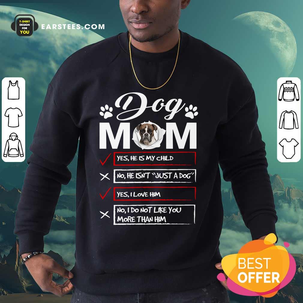 Boxer Dog Mom Checklist Shirt