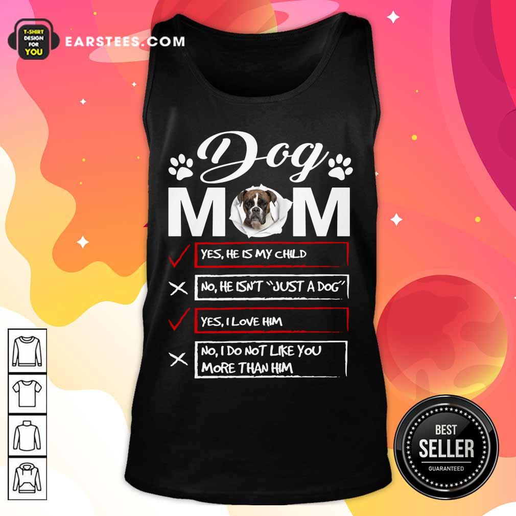 Boxer Dog Mom Checklist Shirt