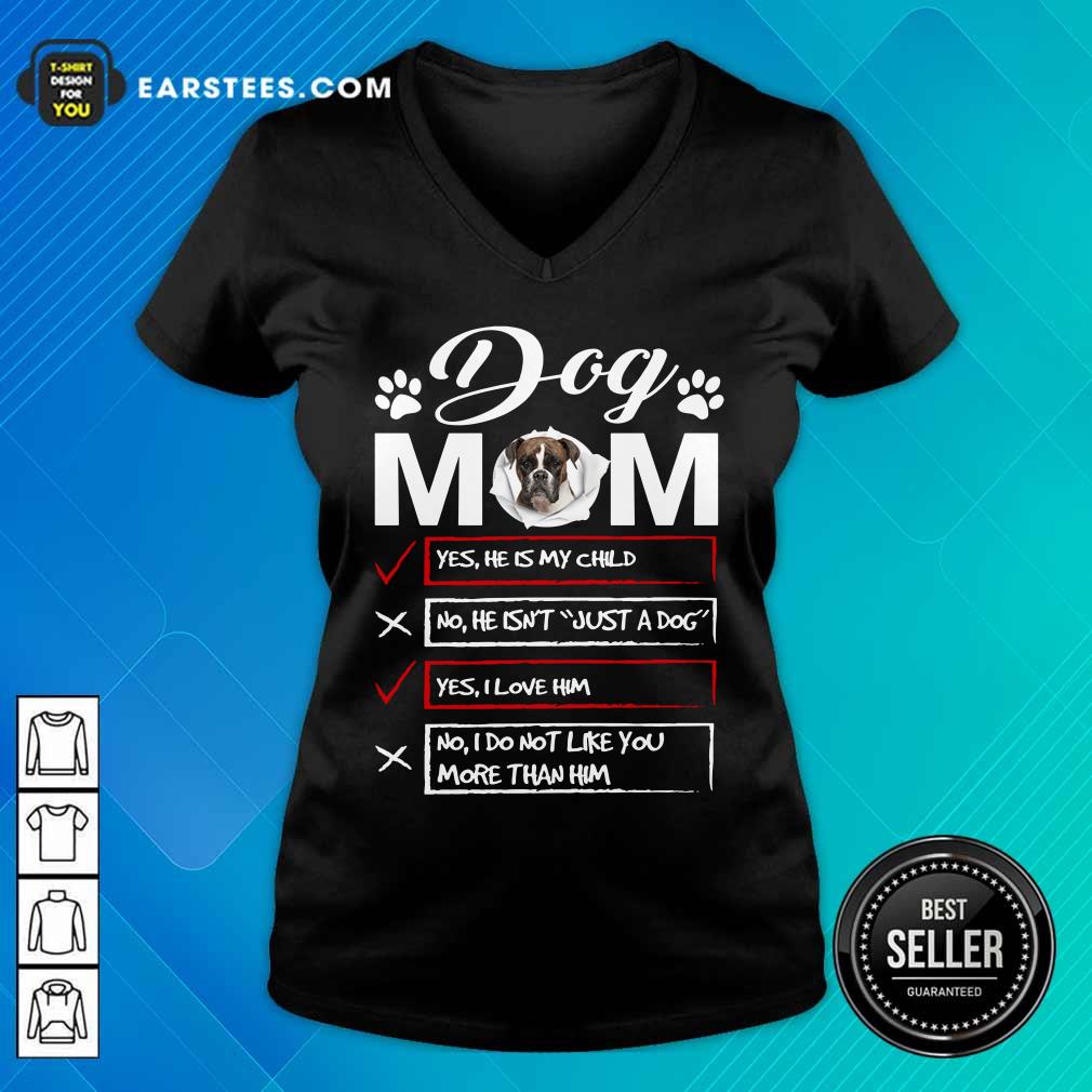 Boxer Dog Mom Checklist Shirt