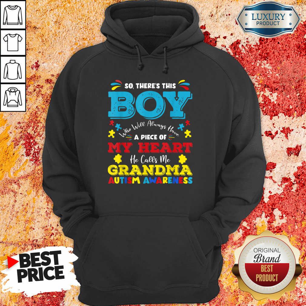 Boy Calls Me Grandma 9 Autism Awareness Shirt
