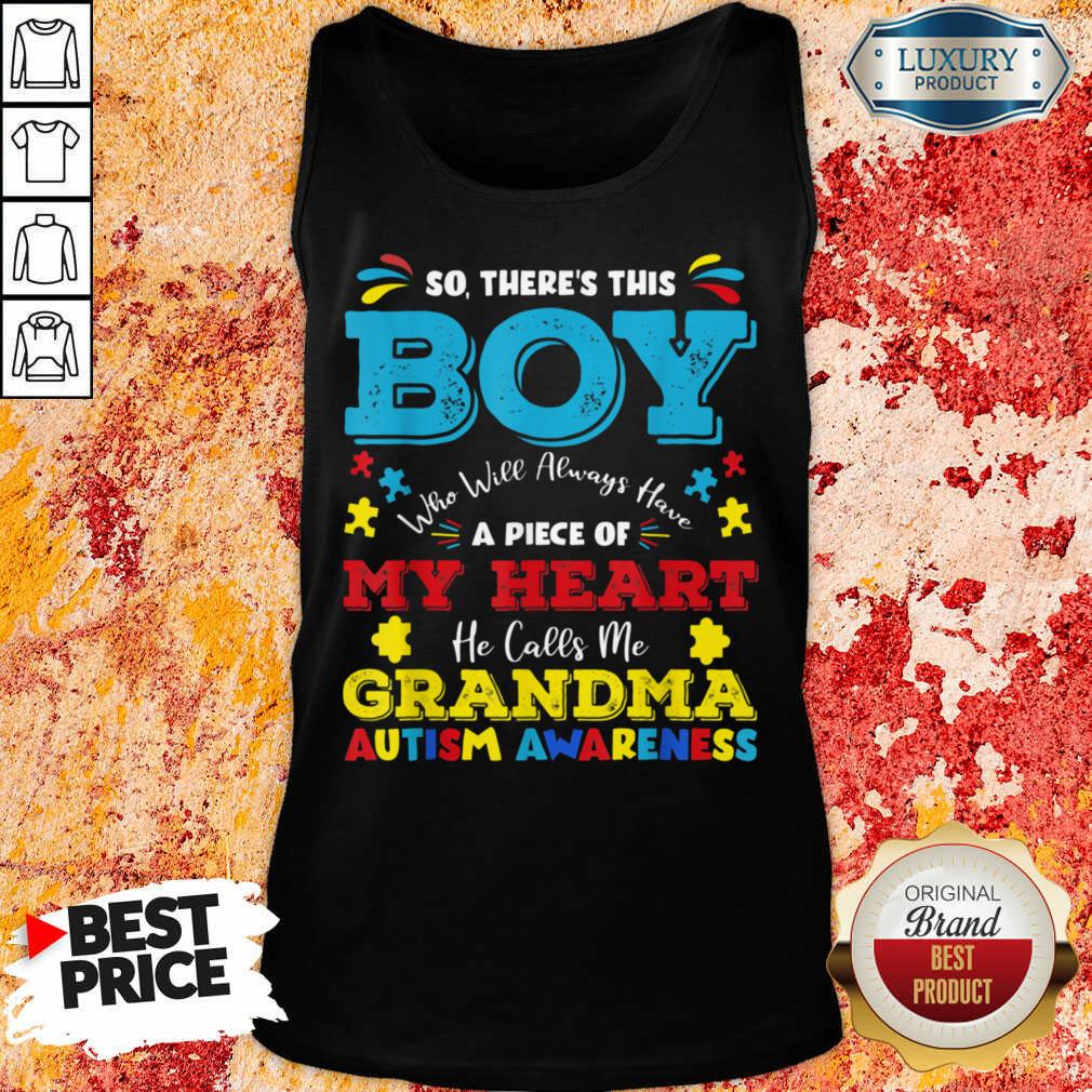 Boy Calls Me Grandma 9 Autism Awareness Shirt