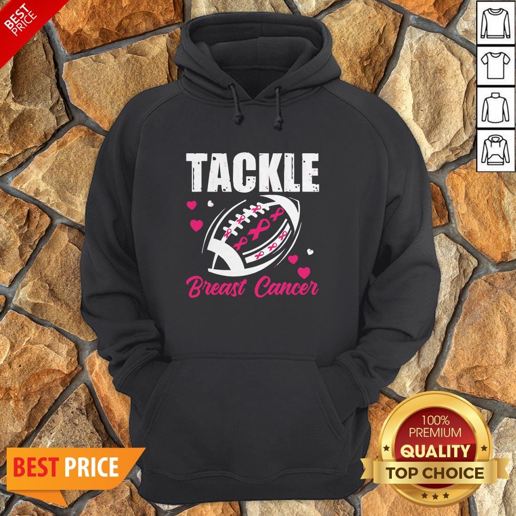 Breast Cancer Awareness Tackle Breast Cancer Football Gifts Shirt