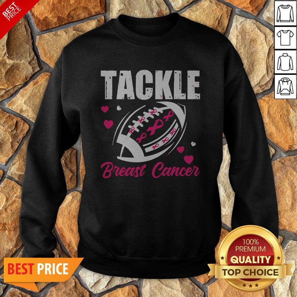 Breast Cancer Awareness Tackle Breast Cancer Football Gifts Shirt