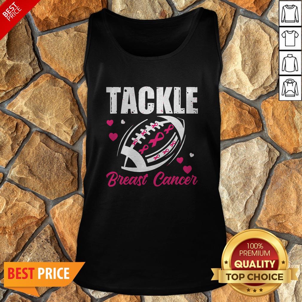 Breast Cancer Awareness Tackle Breast Cancer Football Gifts Shirt