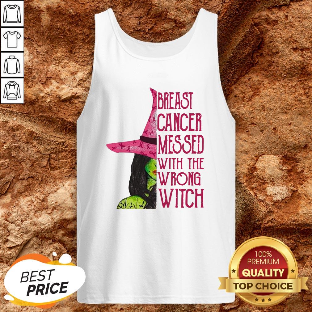 Breast Cancer Messed With The Wrong Witch Shirt