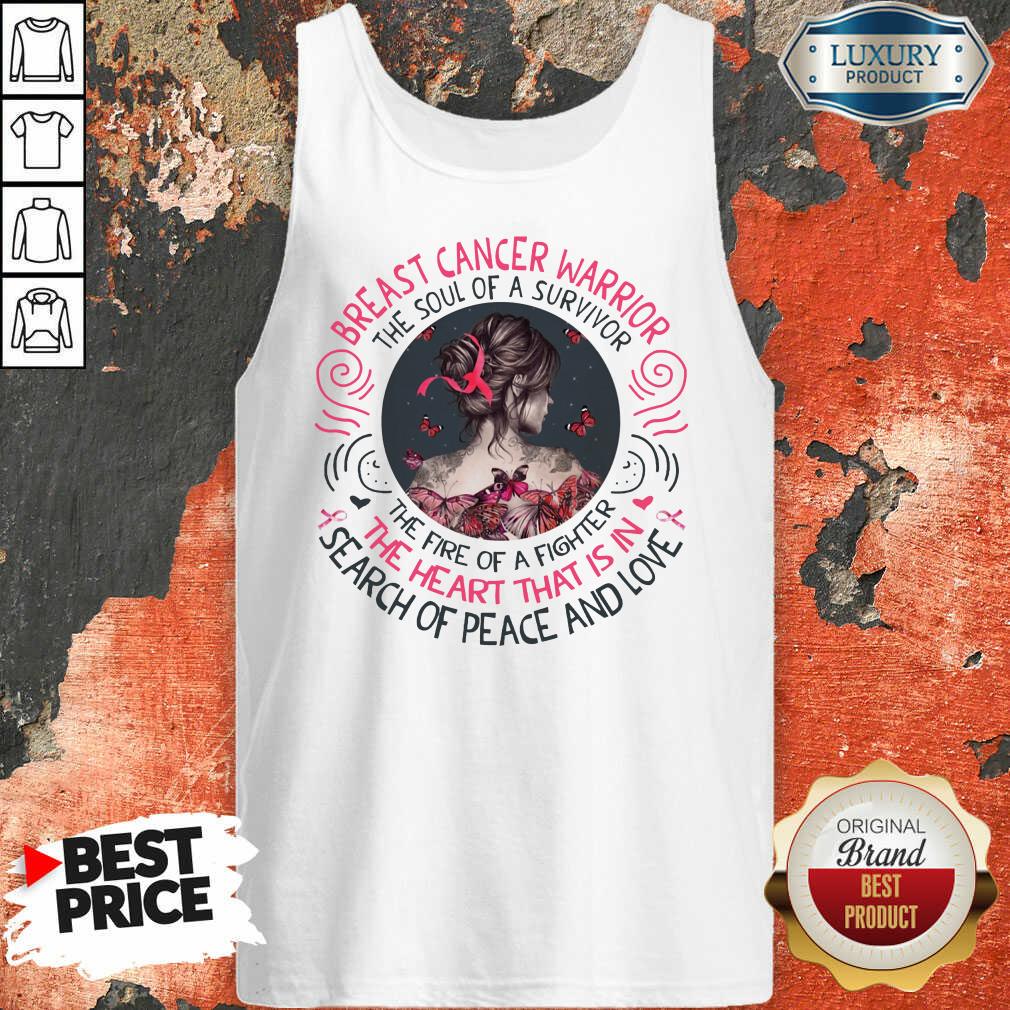 Breast Cancer Warrior The Soul Of A Survivor Shirt