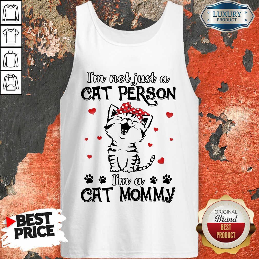 Cat Person And Cat Mommy Heart Shirt
