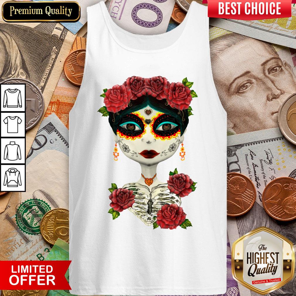 Catrina Sugar Skull Dia De Los Muertos Day Dead Shirt